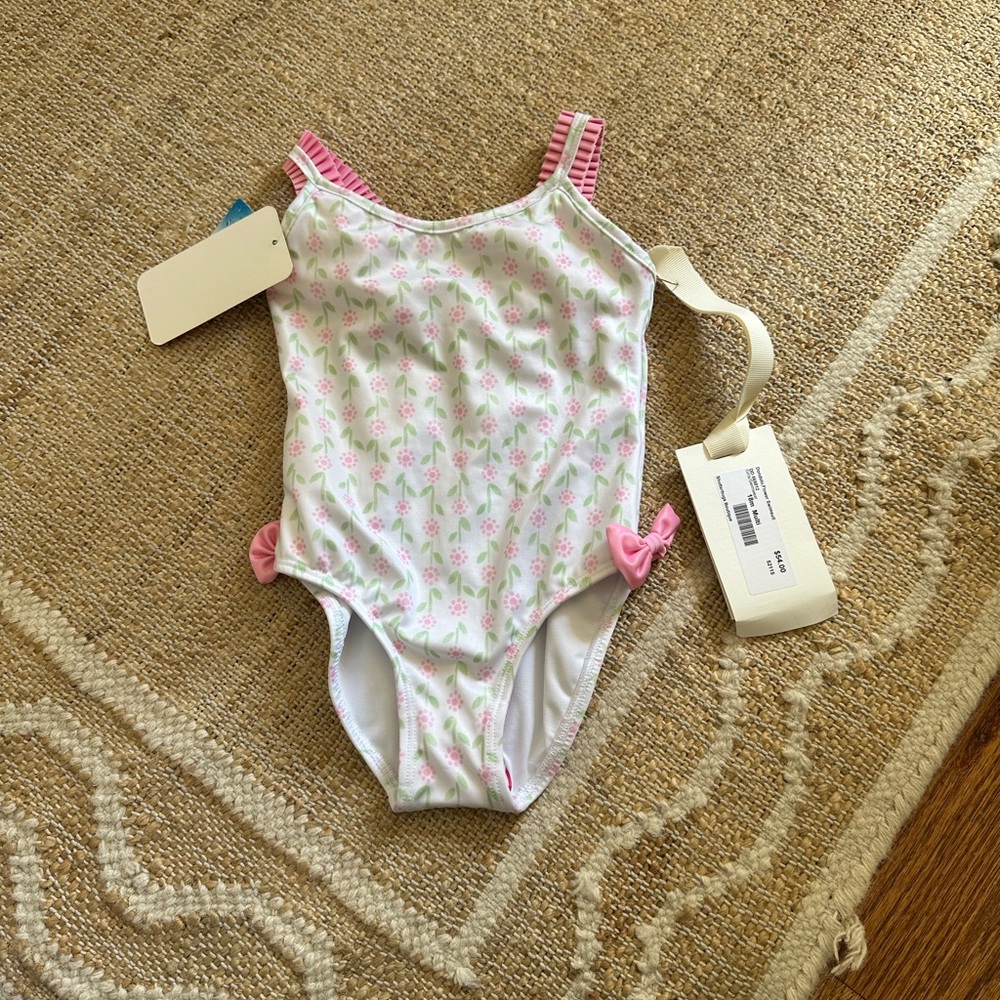 Dondolo floral swimsuit with bows